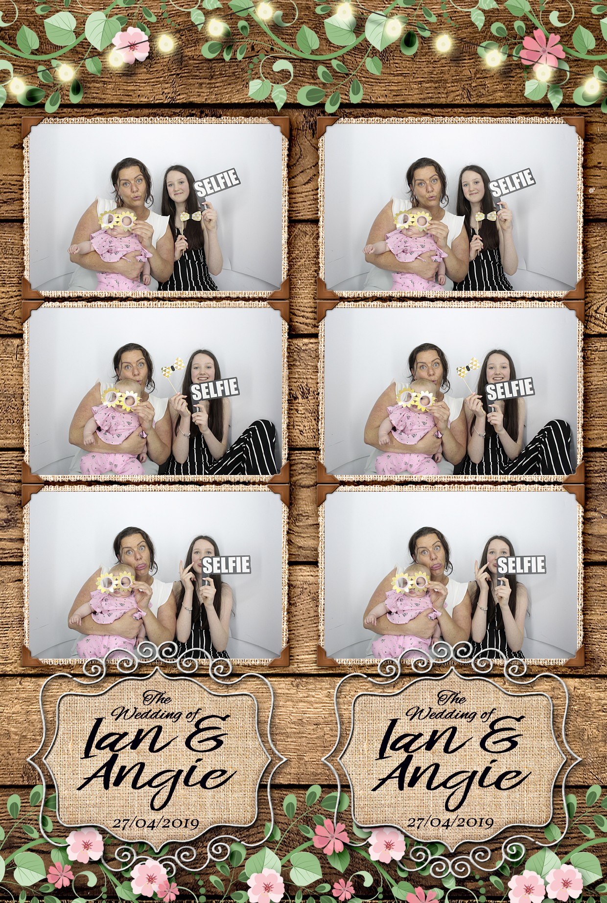 Ian & Angie’s wedding  | View more photos from the event at gallery.myphotoboothexperience.co.uk/u/MyPhotoBoothExperienceLtd/Ian-Angie’s-wedding